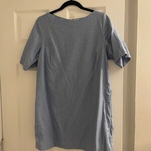 Linen-Blend T-Shirt Dress M